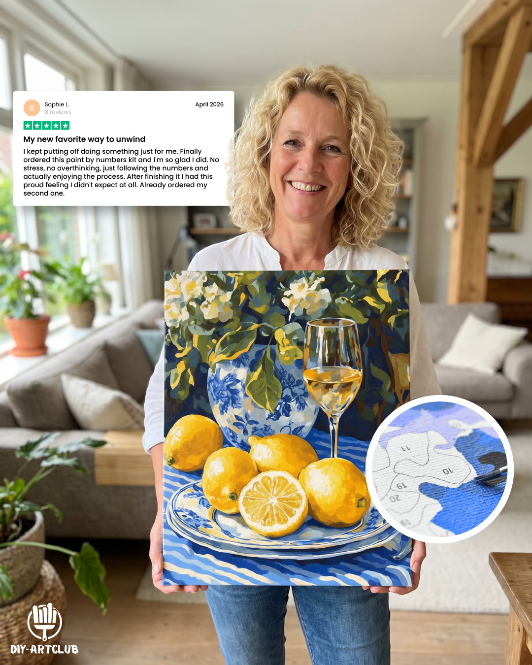 Diy Art Club Facebook ad: Paint by Numbers Kits for All Ages | DIY Art club