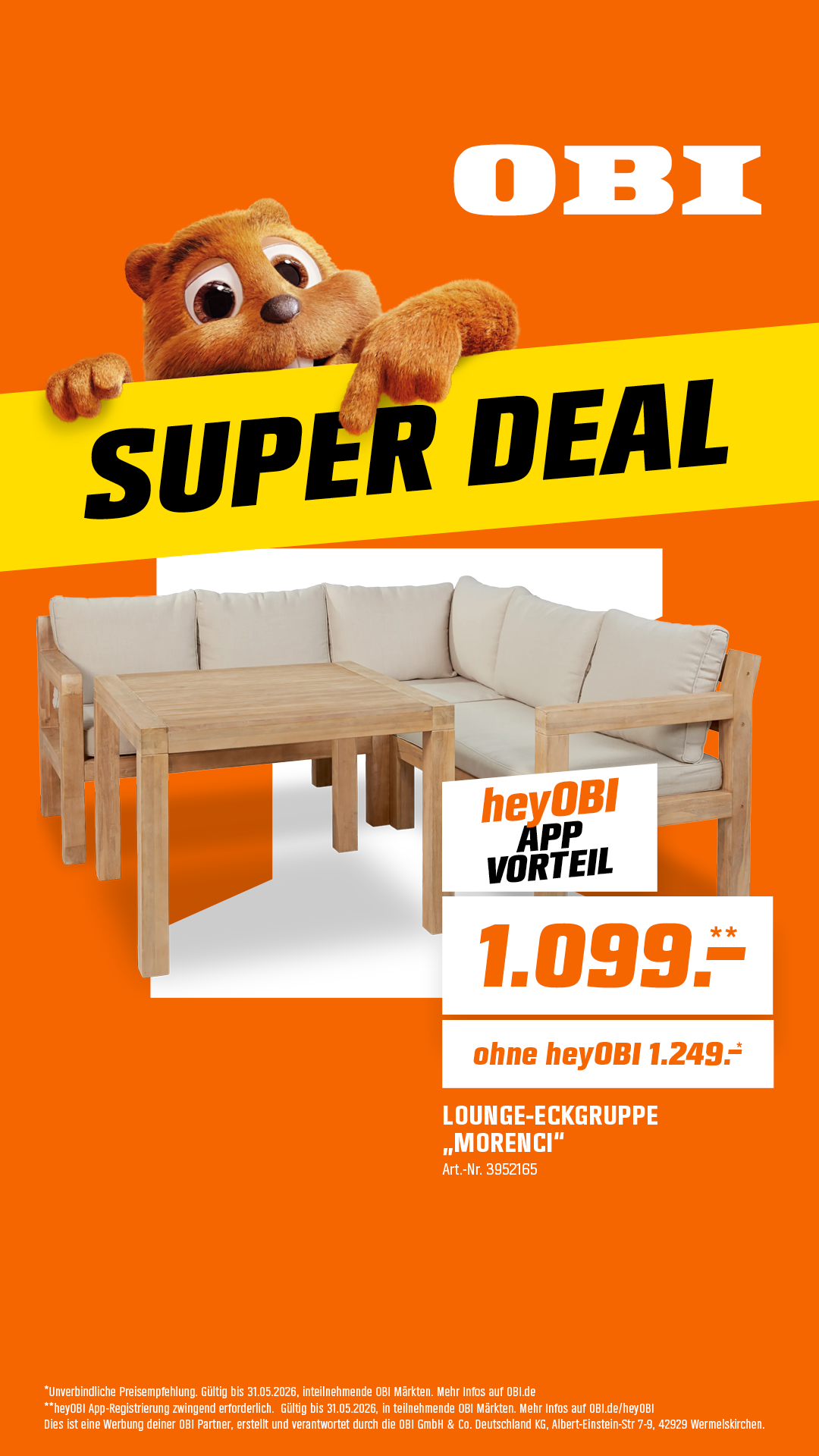 OBI Facebook ad