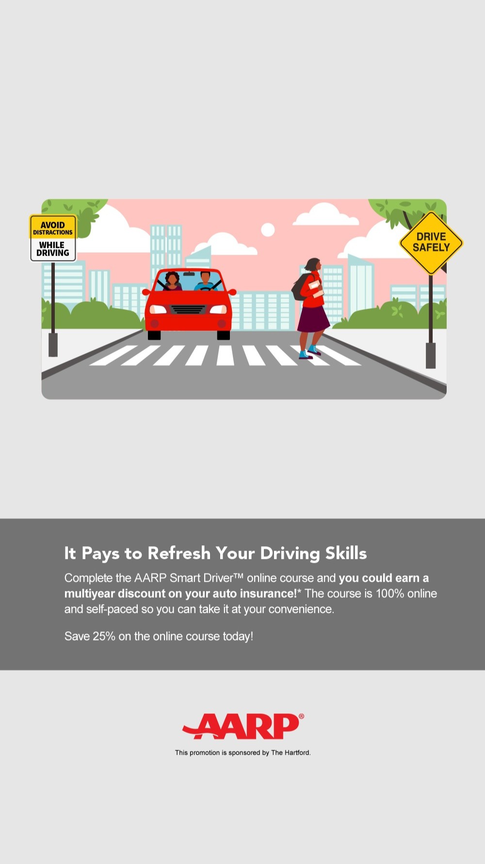 AARP Driver Safety Facebook ad