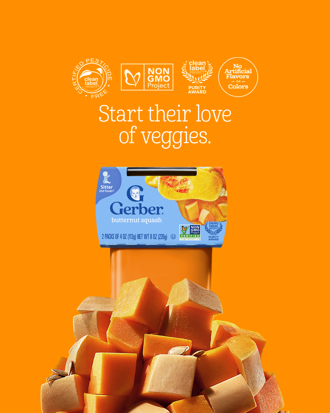 Gerber Facebook ad