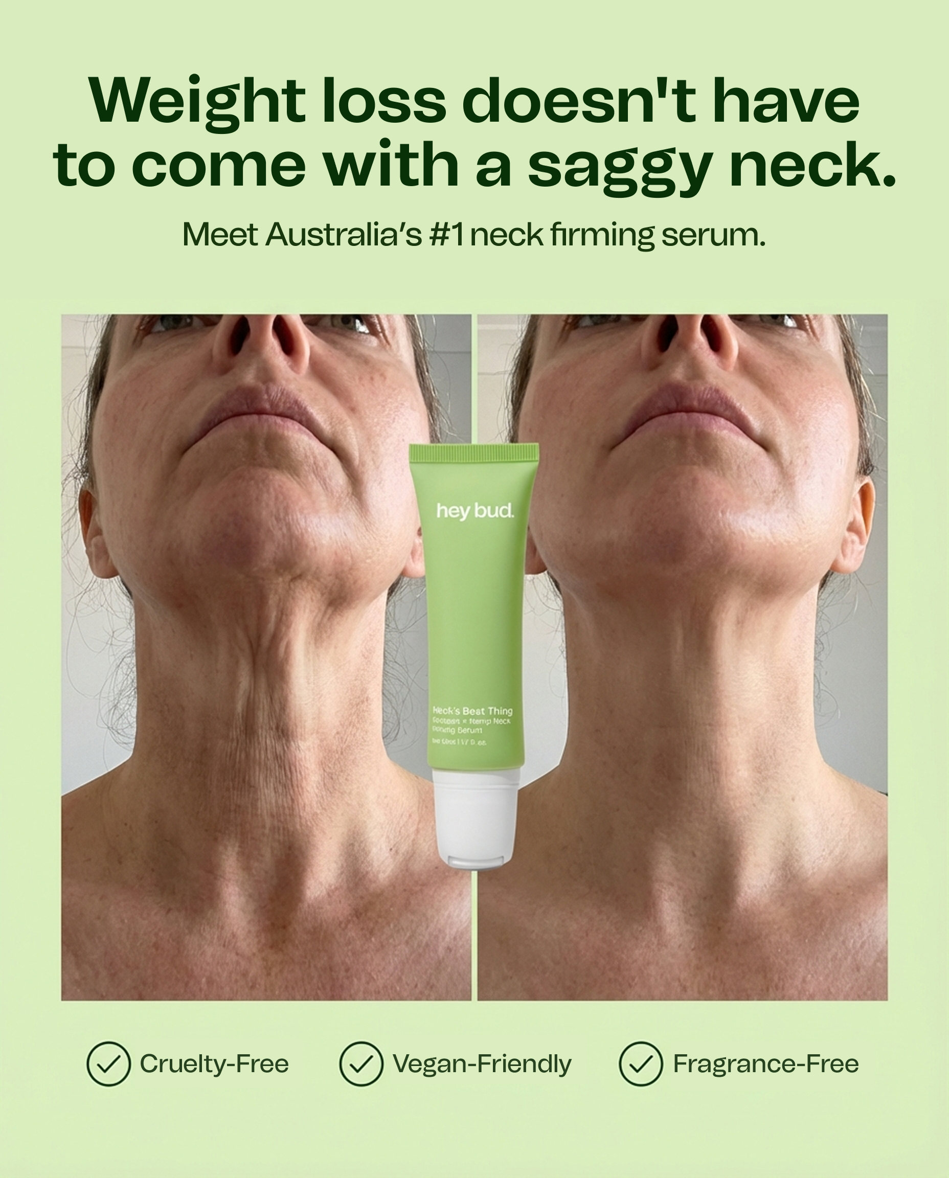 Hey Bud Skincare Facebook ad