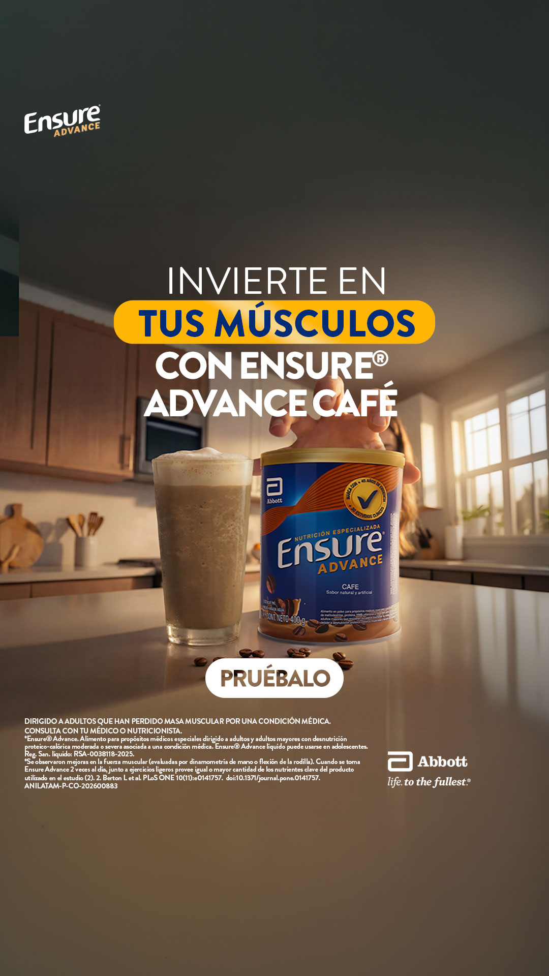 Ensure Latinoamérica Facebook ad