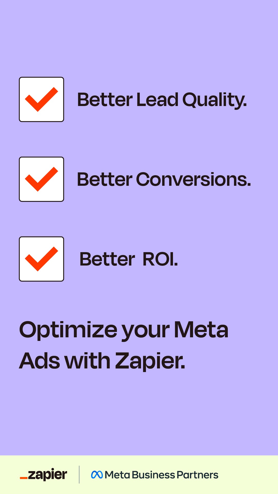 Zapier Facebook ad