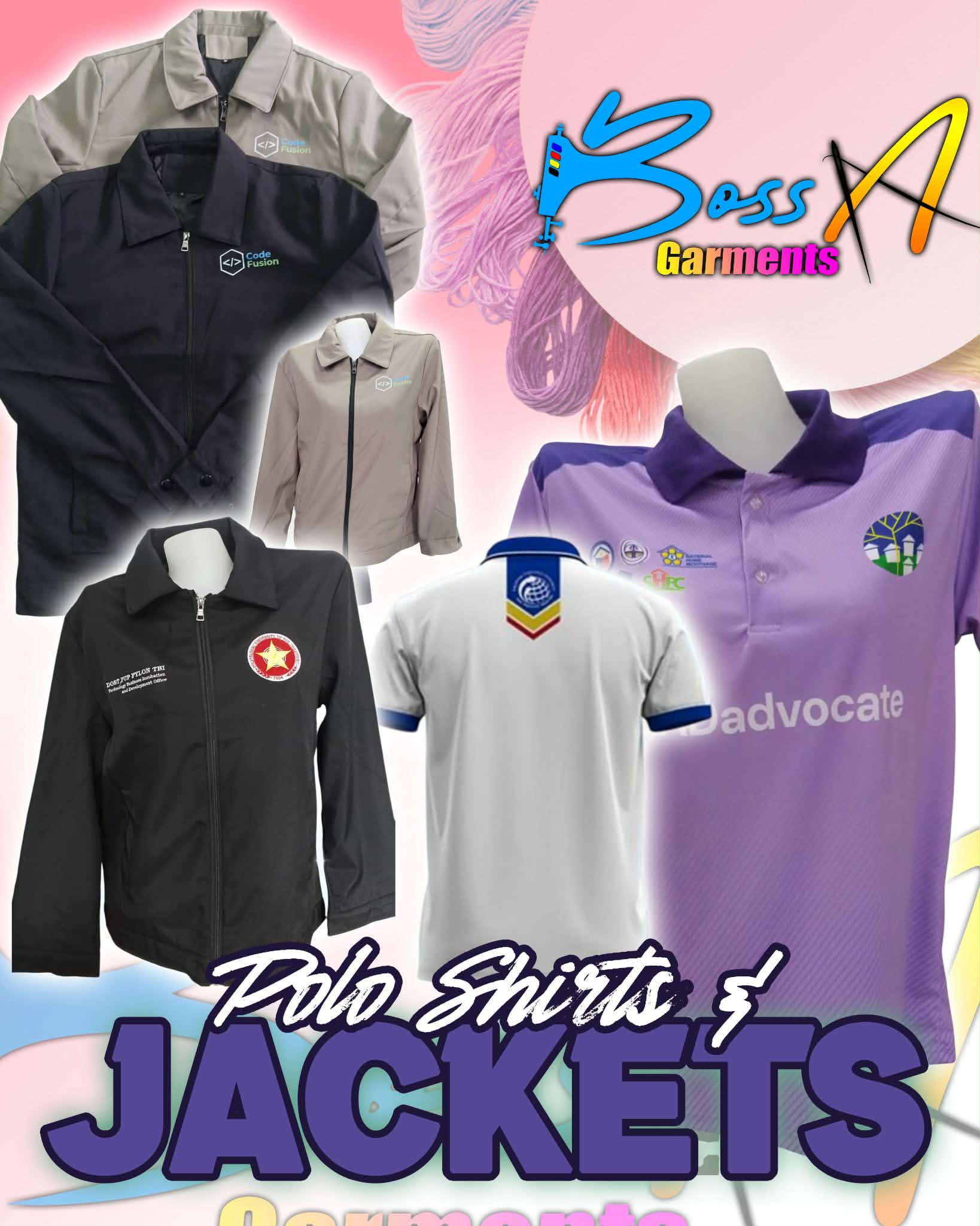 Boss-A Garment Facebook ad: Support local garments