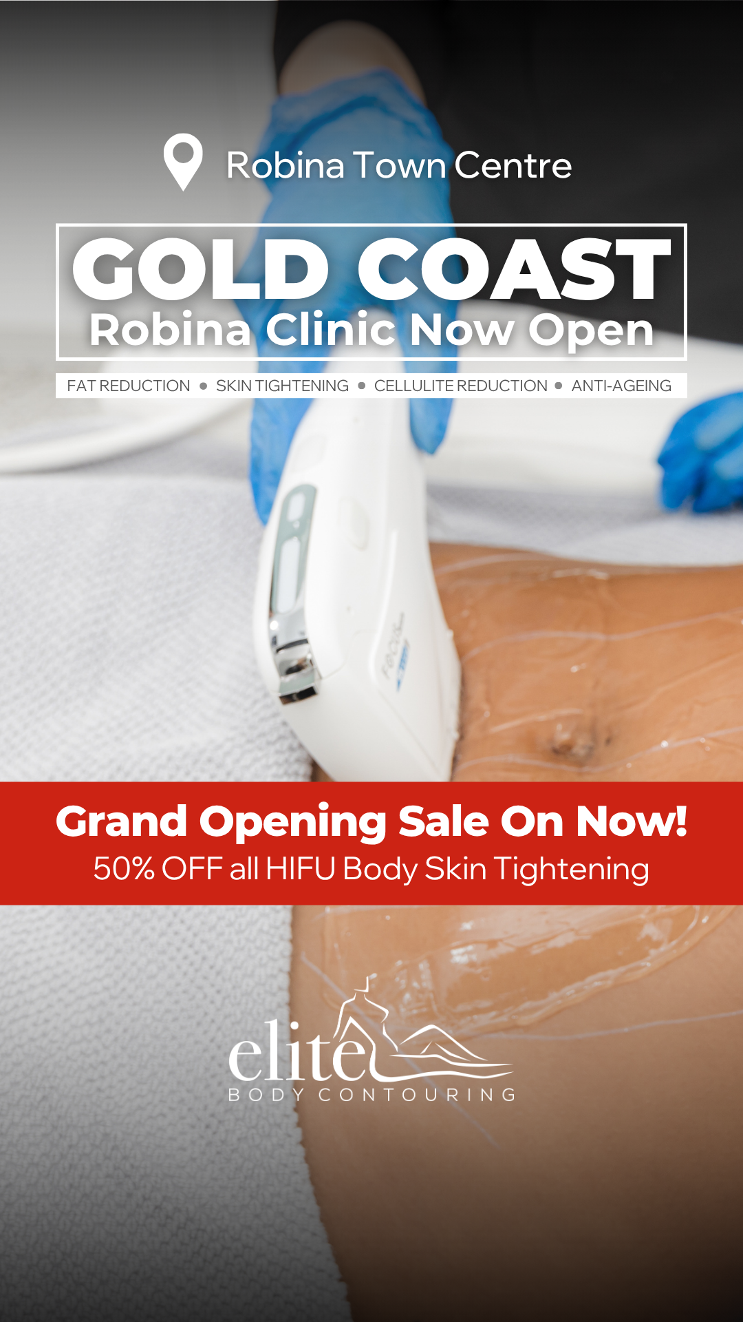 Elite Body Contouring Facebook ad