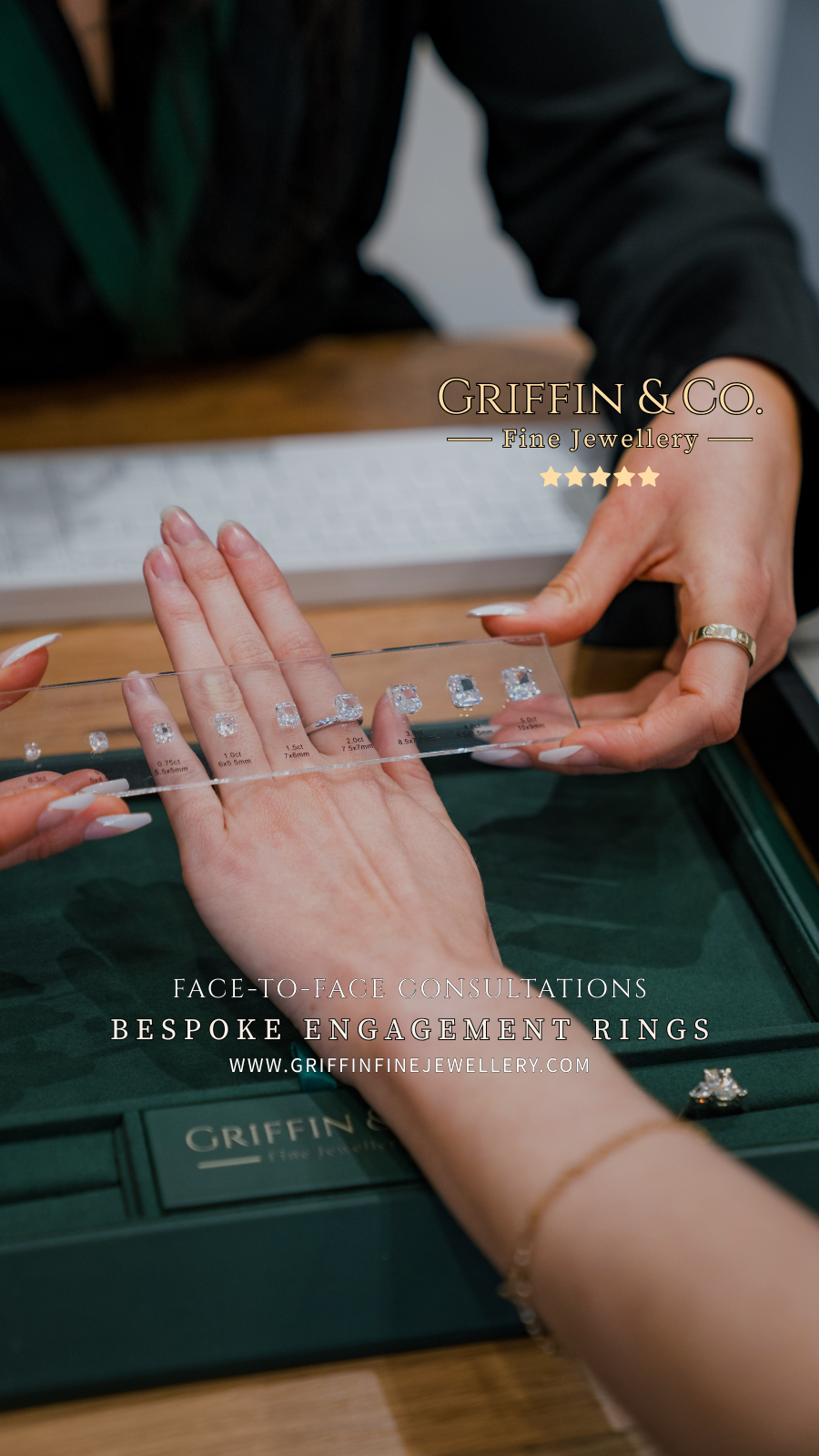 Griffin & Co Fine Jewellery Facebook ad from May 17, 2025