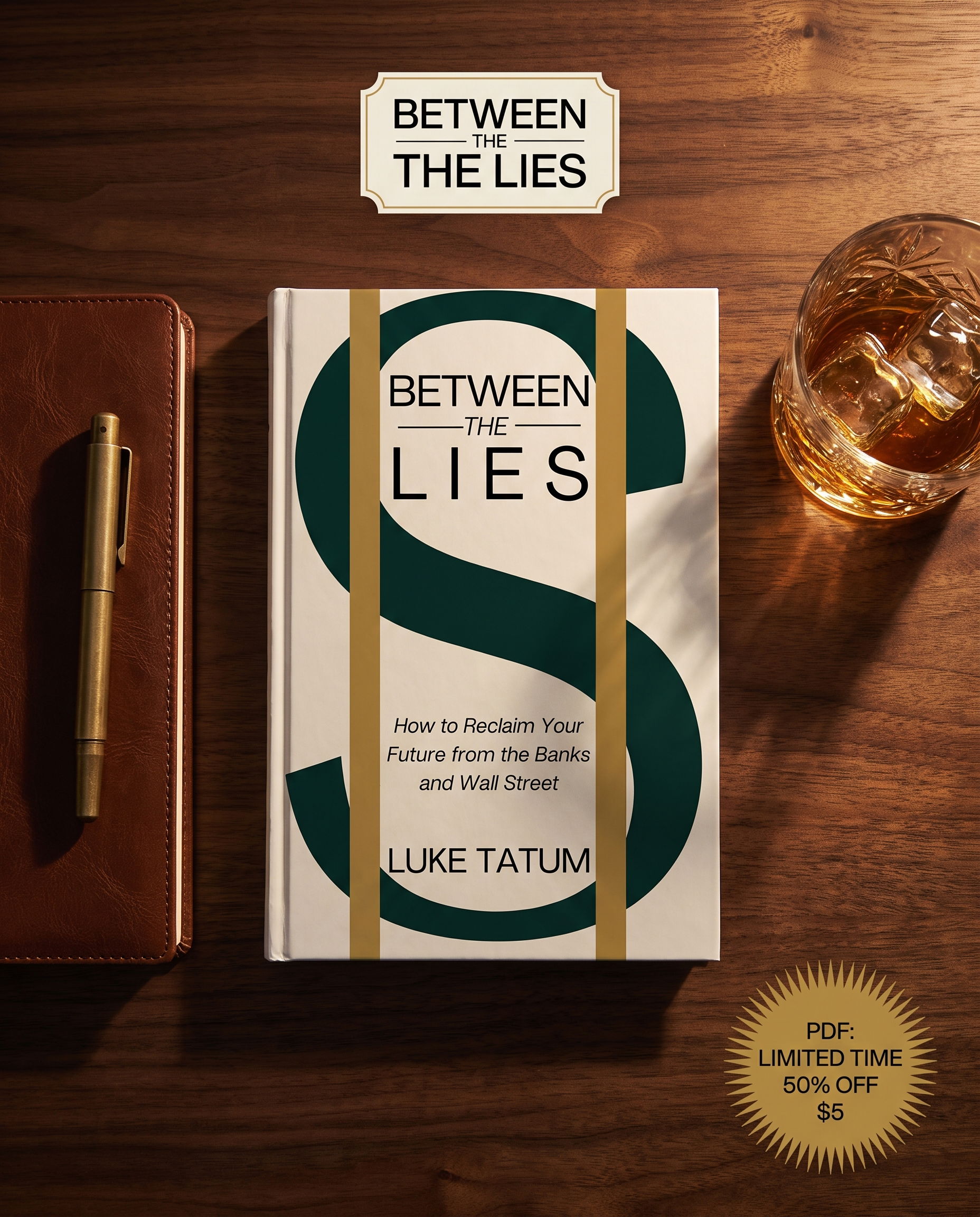 Perfect Spiral Capital Facebook ad: Between the Lies, 50% Off PDF