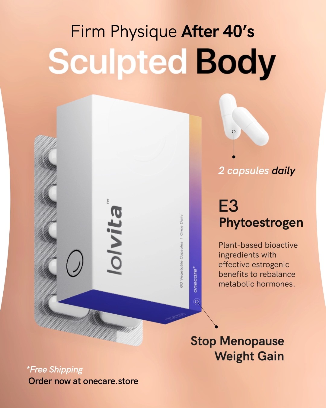 lolvita Facebook ad: Prevent Saggy Body With lolvita