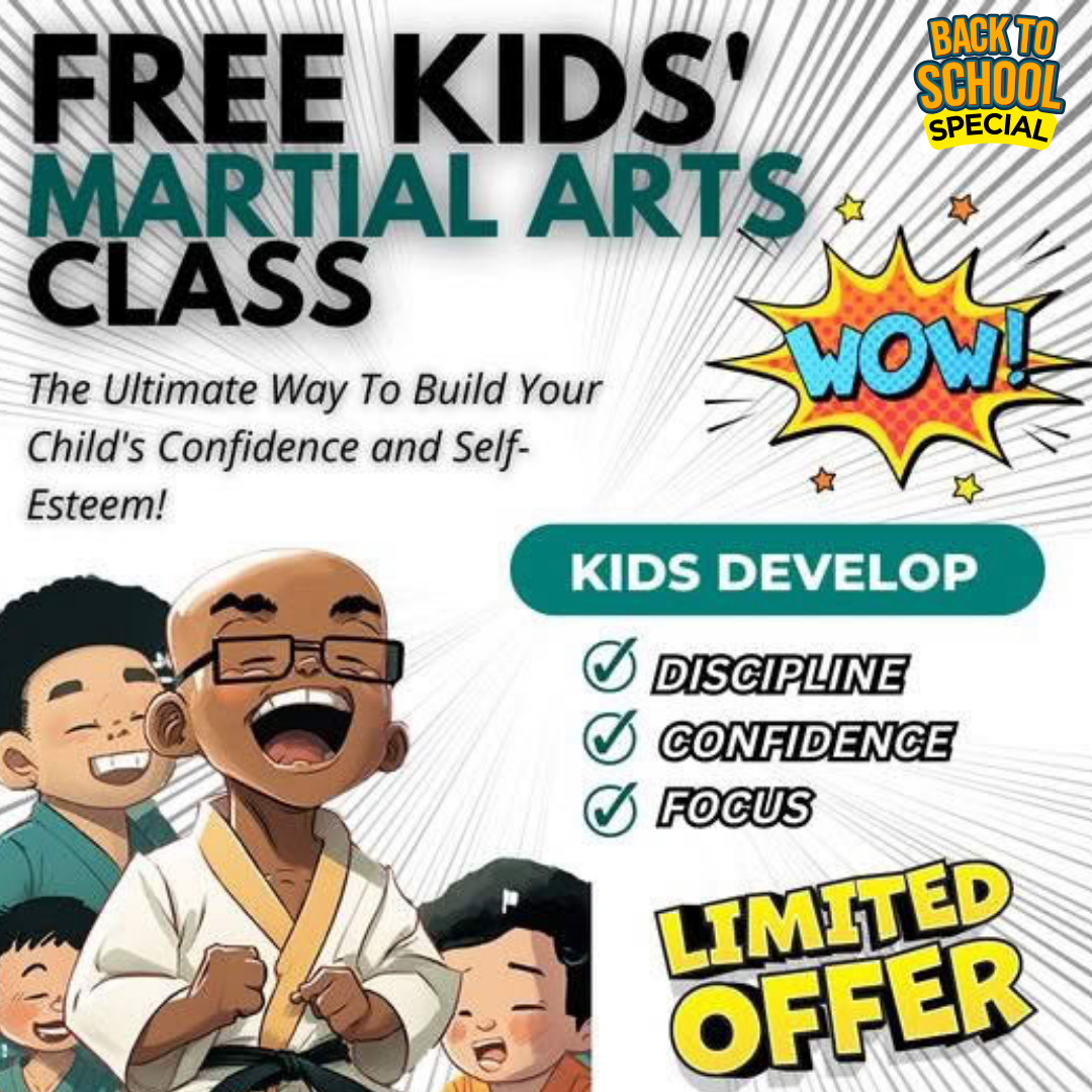 Kyuki-Do Martial Arts of Lindstrom Facebook ad: Free Kids Intro Class!