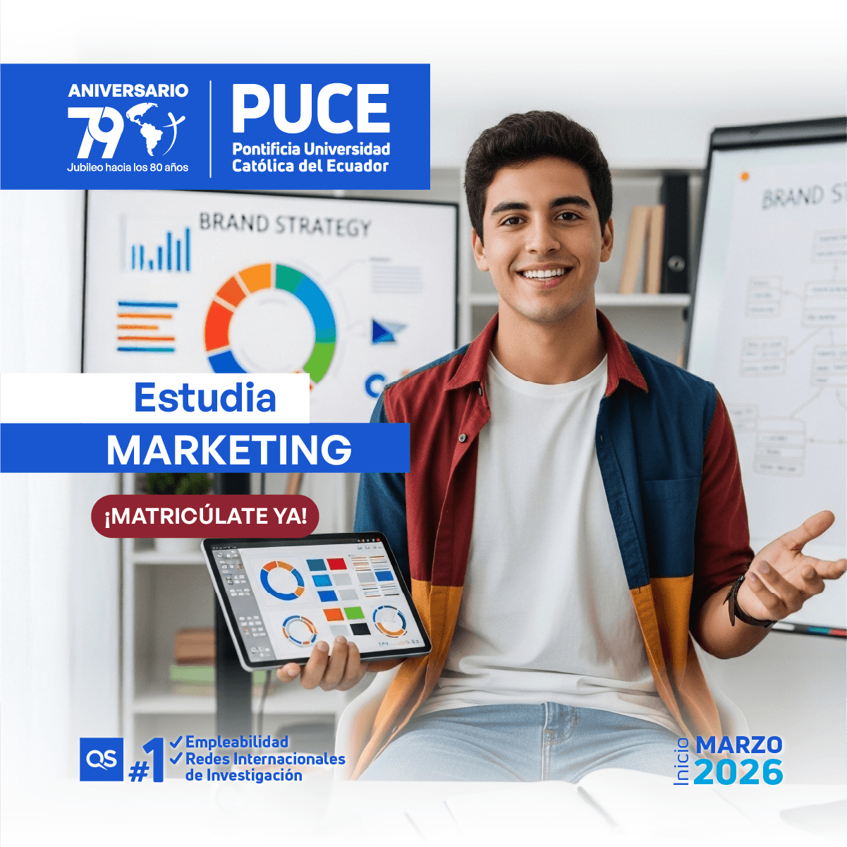 PUCE_Ecuador Facebook ad: Inicio de clases: marzo 2026