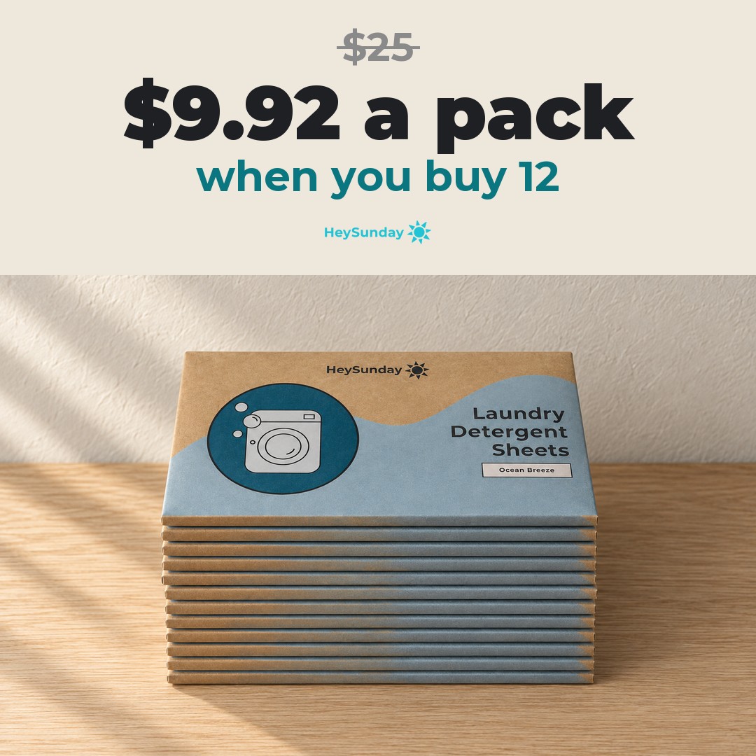 HeySunday Facebook ad: Less than $10 per pack