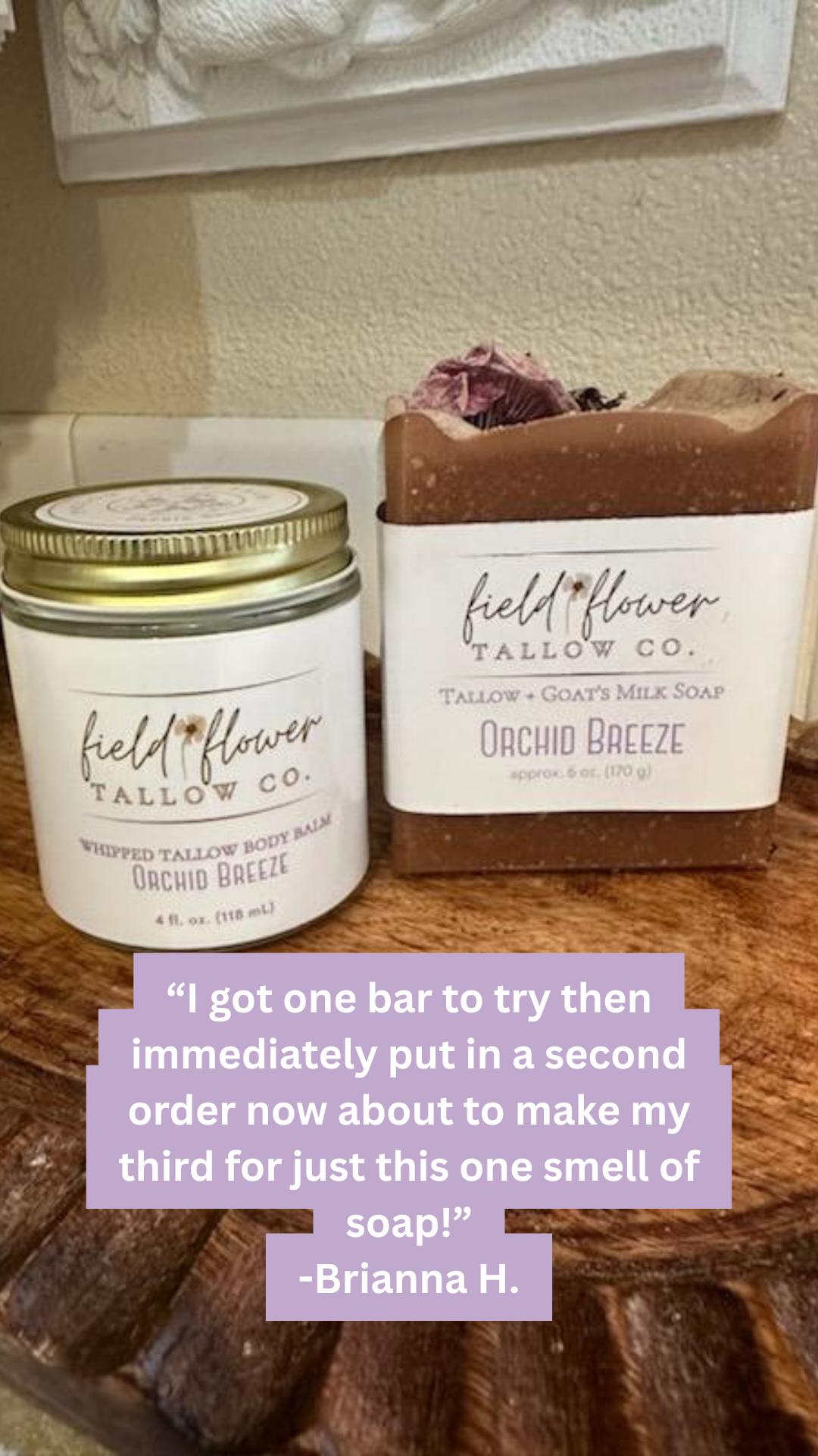 Field Flower Tallow Co. Facebook ad