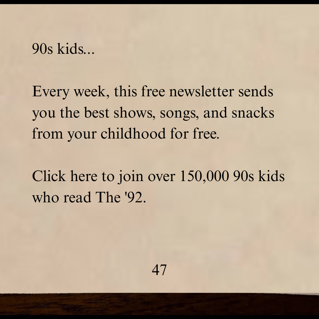 The '92 Facebook ad