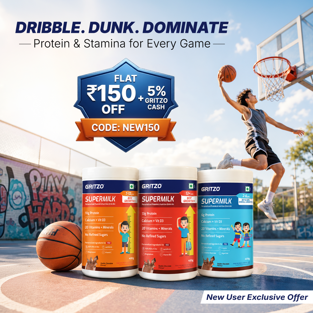 Gritzo - Personalized Nutrition For Your Child Facebook ad from Jul 8, 2026