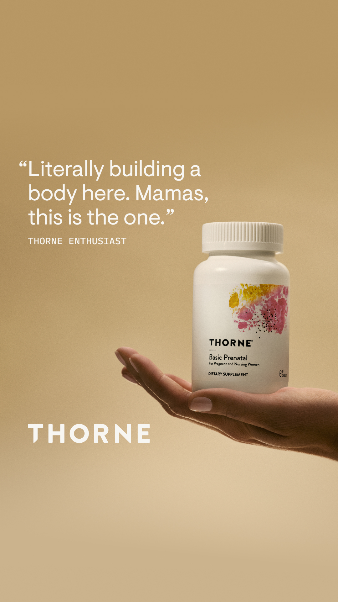 Thorne Facebook ad