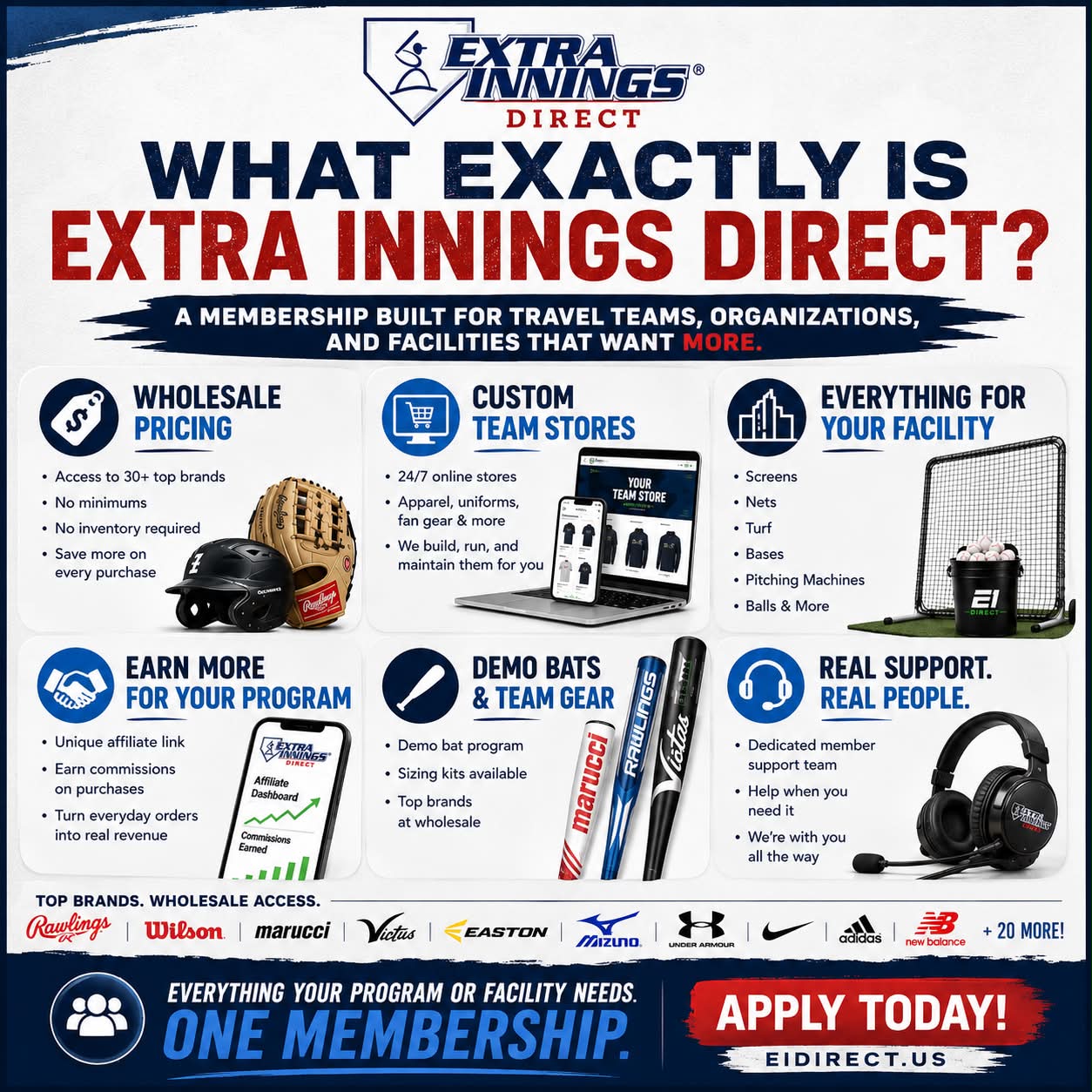 Extra Innings Direct Facebook ad