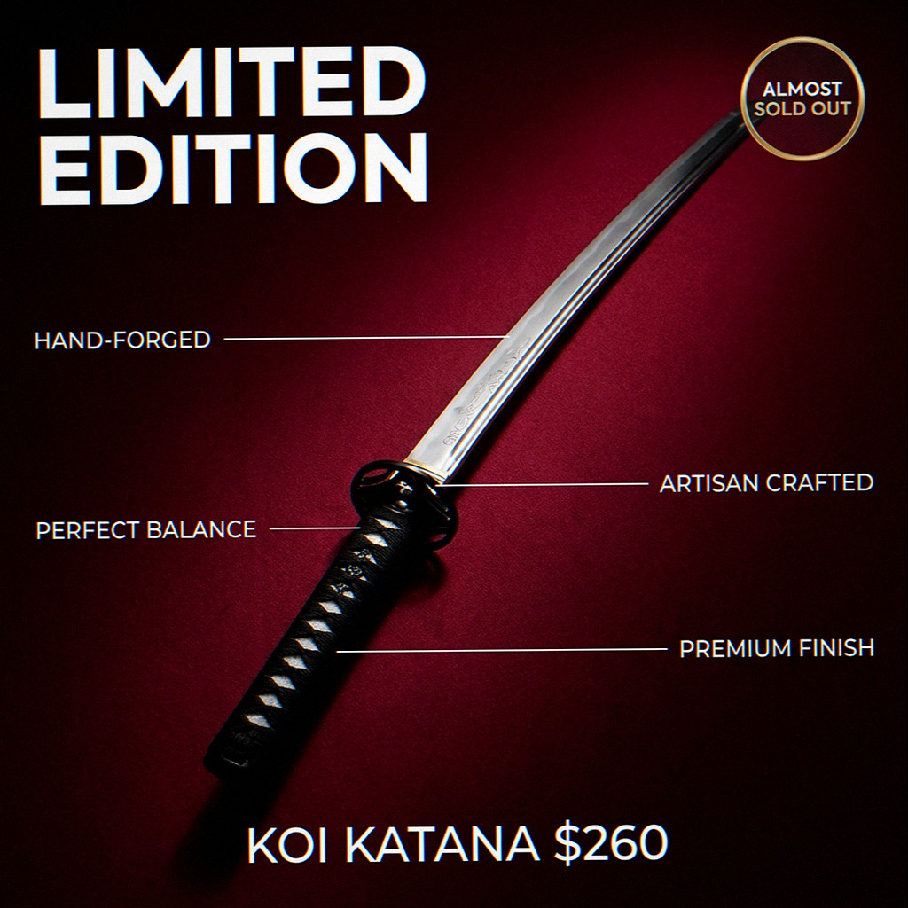 Katana Sword Facebook ad