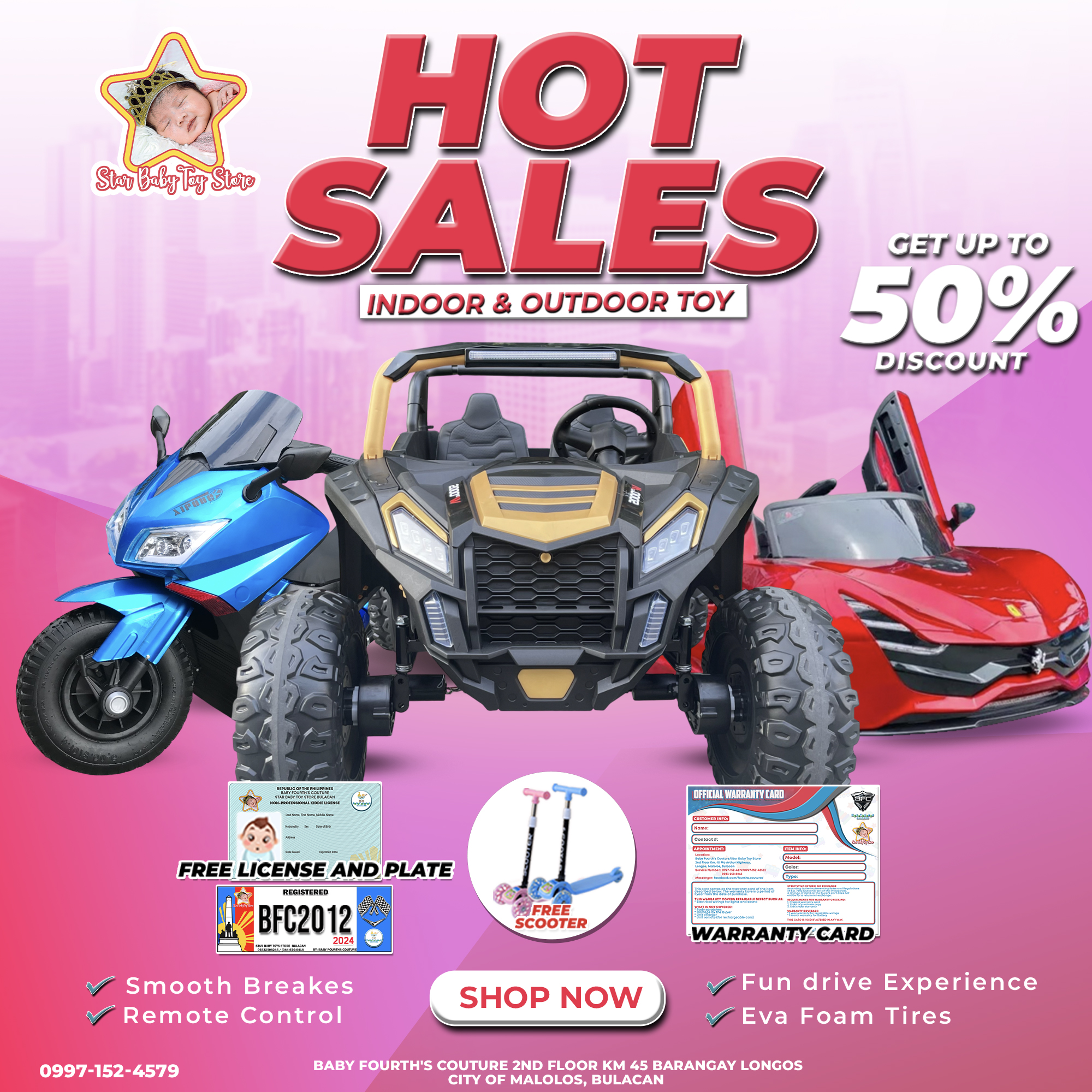 Star Baby Toy Store Bulacan Facebook ad: HOT DEALS SALES!