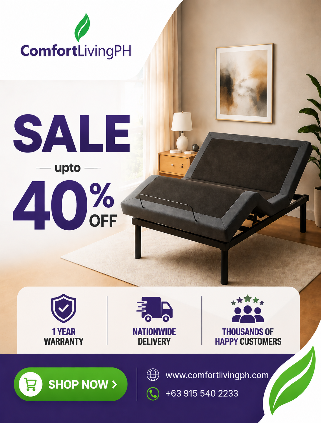 Comfort Living Philippines Facebook ad