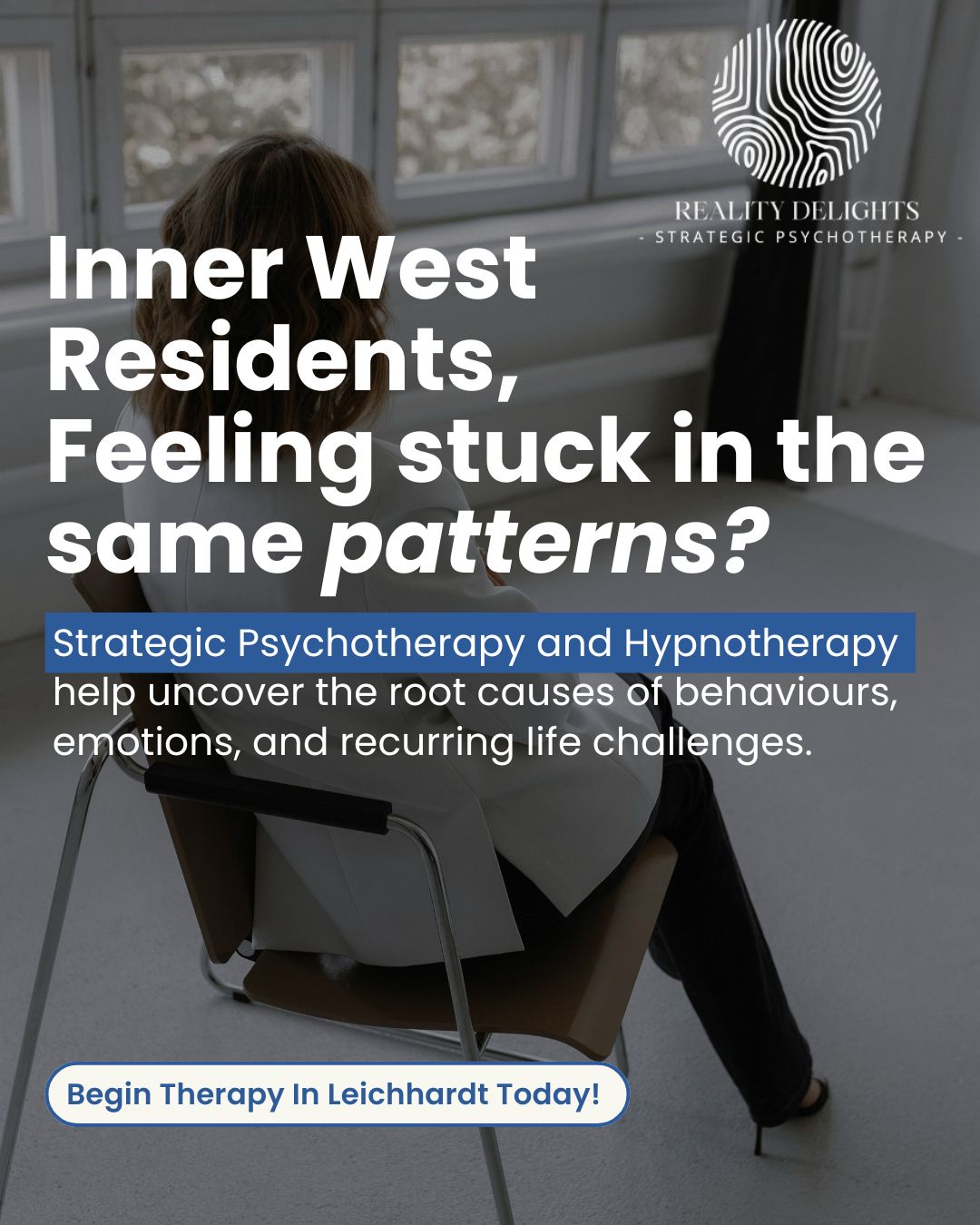 Reality Delights - Luke Thomas Facebook ad: Inner West Therapy Sessions, From $179