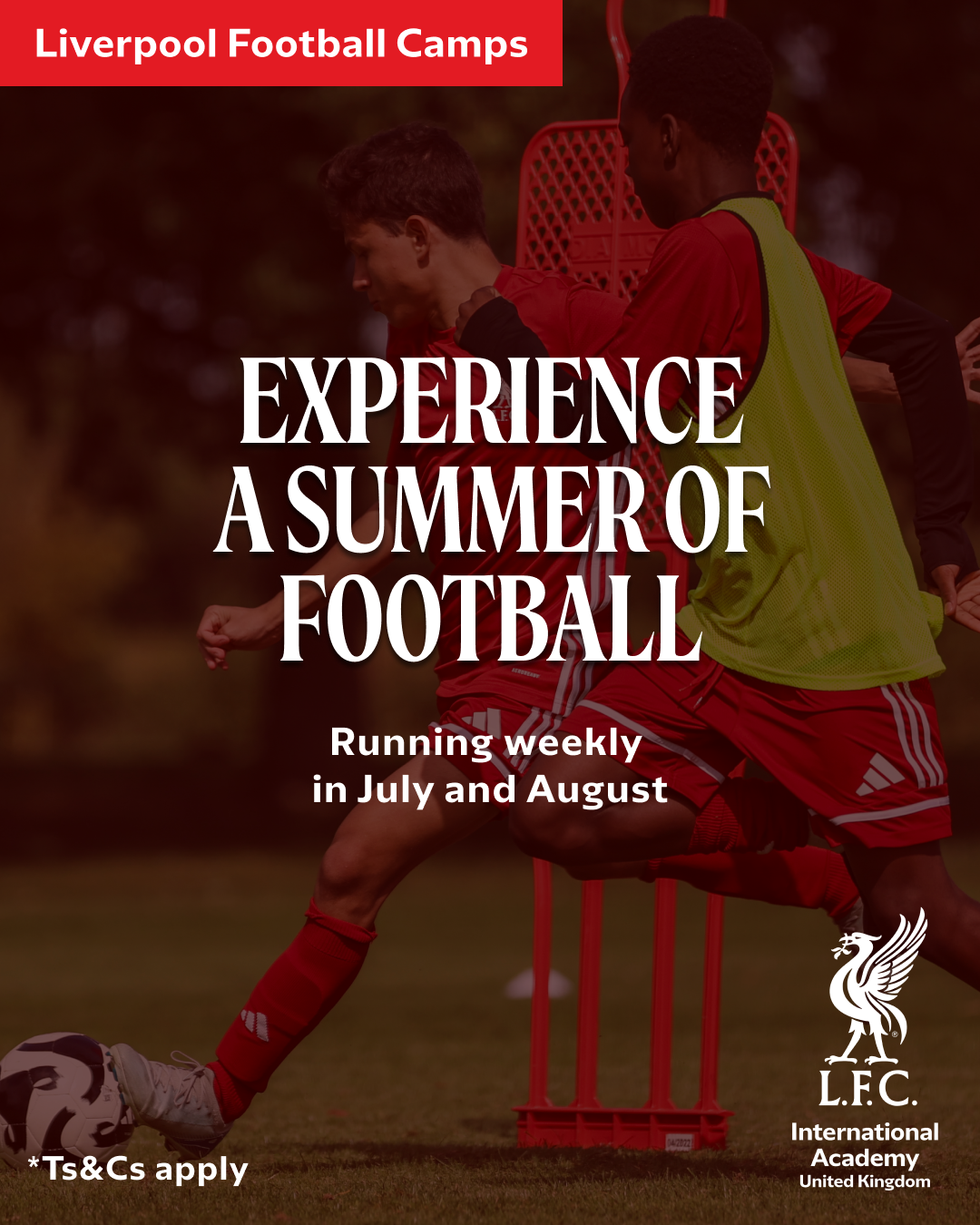 Liverpool FC Camps in UK Facebook ad: Liverpool FC Camps