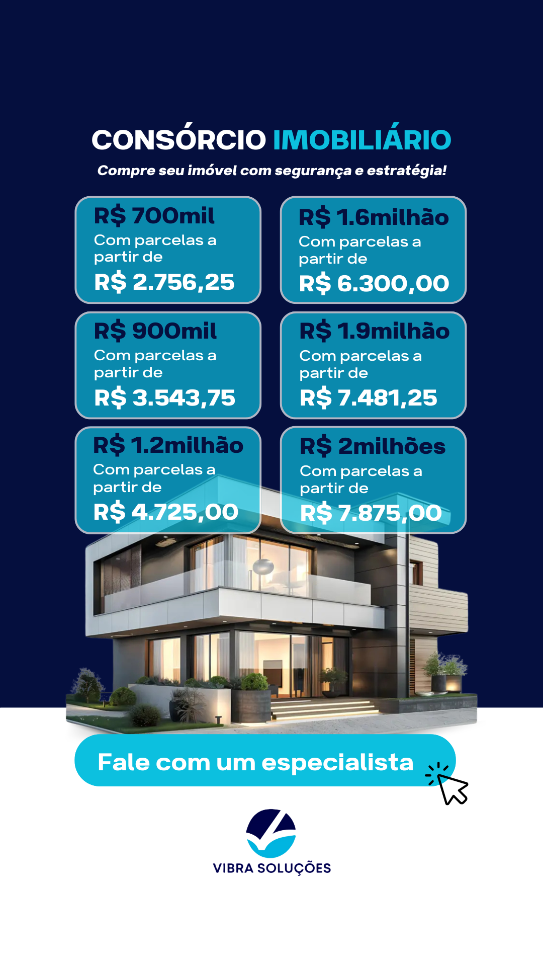 Vibra Soluções Facebook ad from Jul 13, 2026