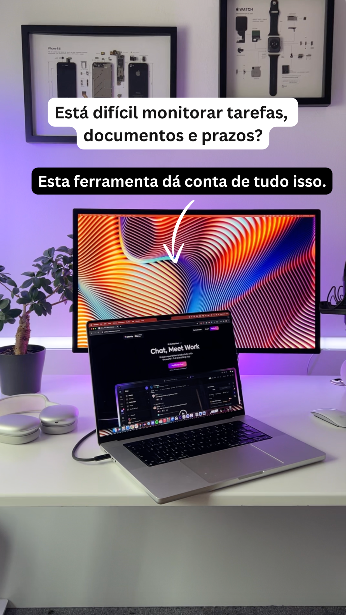 ClickUp Facebook ad