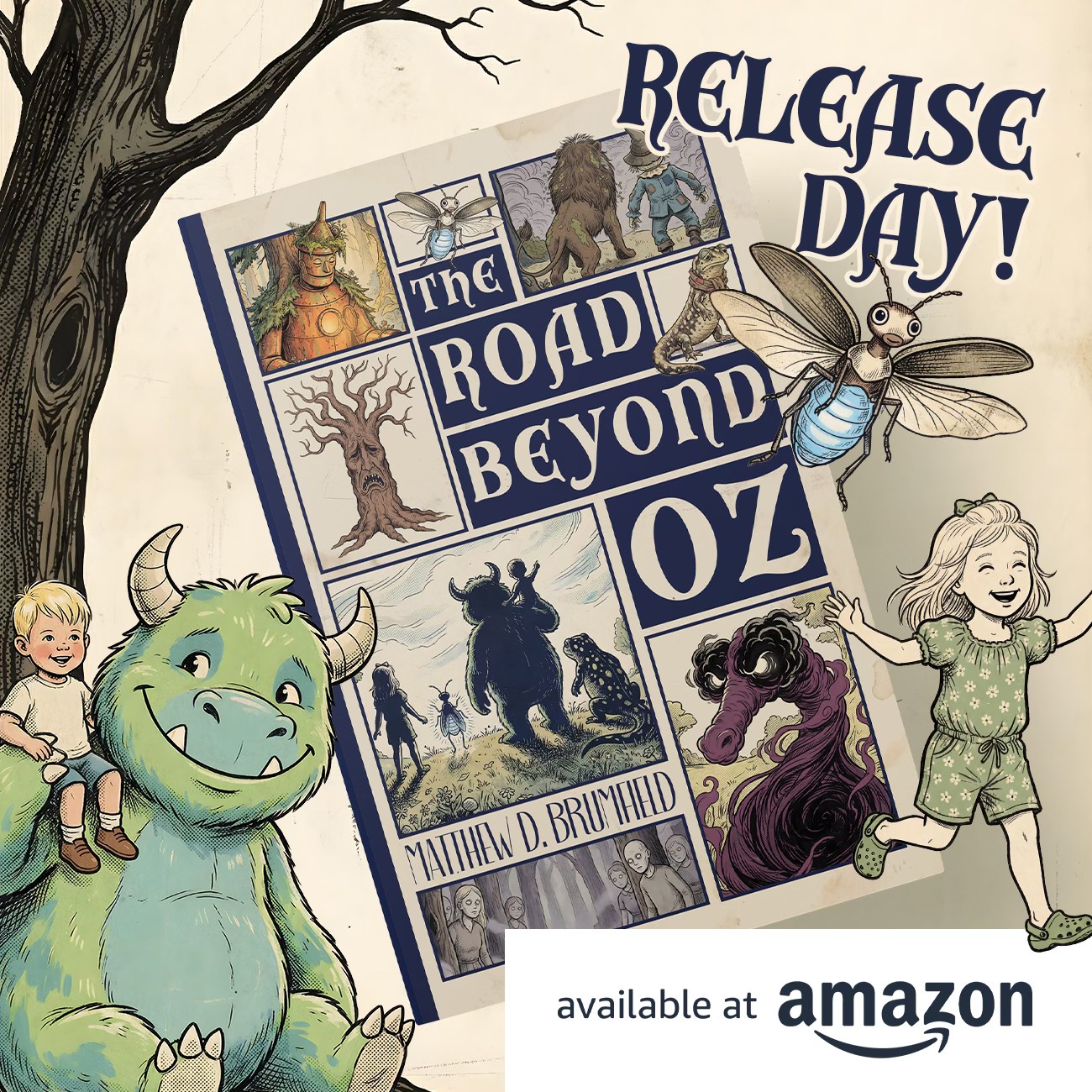 Matthew D Brumfield - Author Facebook ad: The Road Beyond Oz
