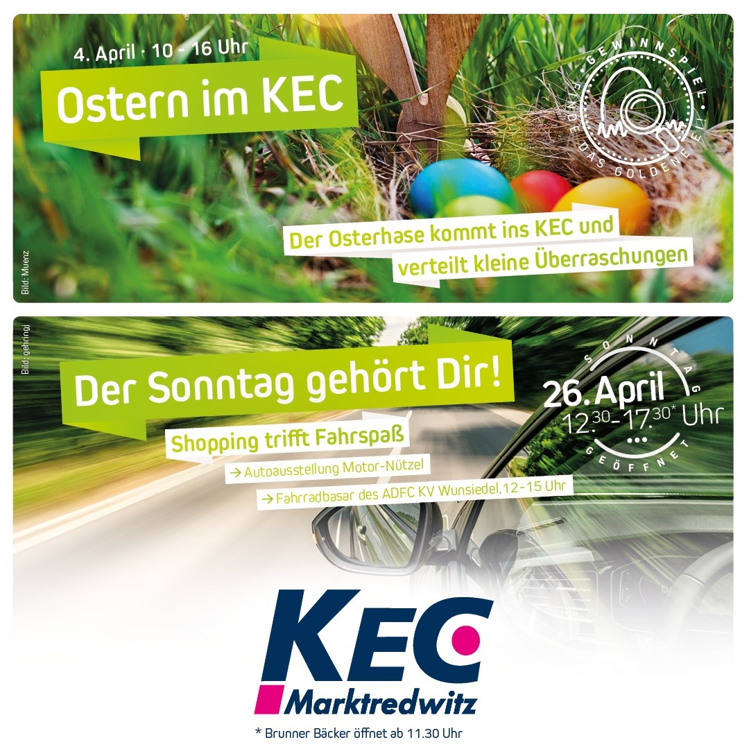 KEC Marktredwitz Facebook ad: KEC Events im April