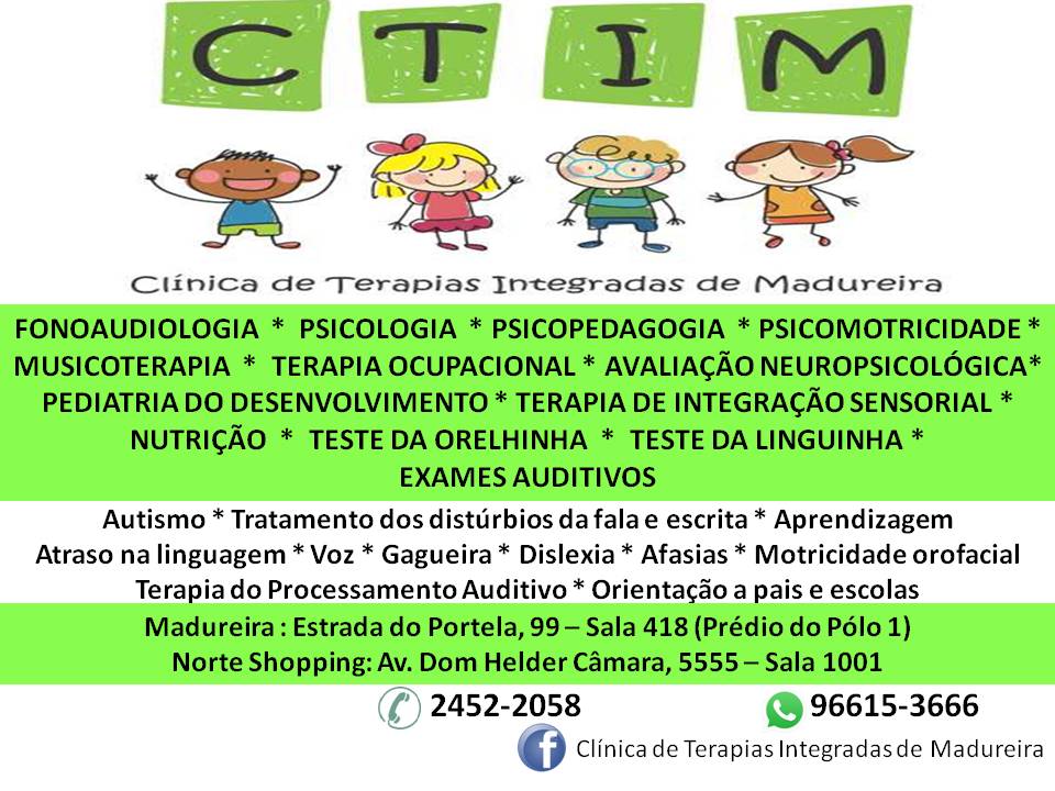 Clínica de Terapias Integradas de Madureira Facebook ad