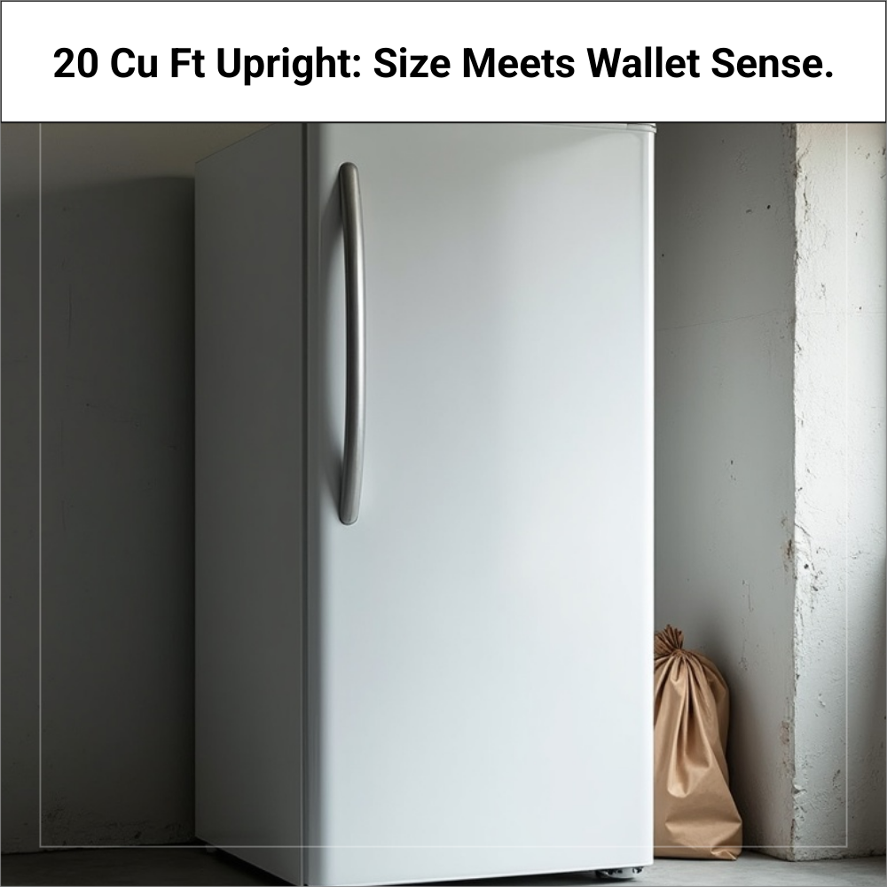 Thesearchhound Flashing Facebook ad: Uncover The Cool Side Of 20 Cu Ft Upright Freezers
