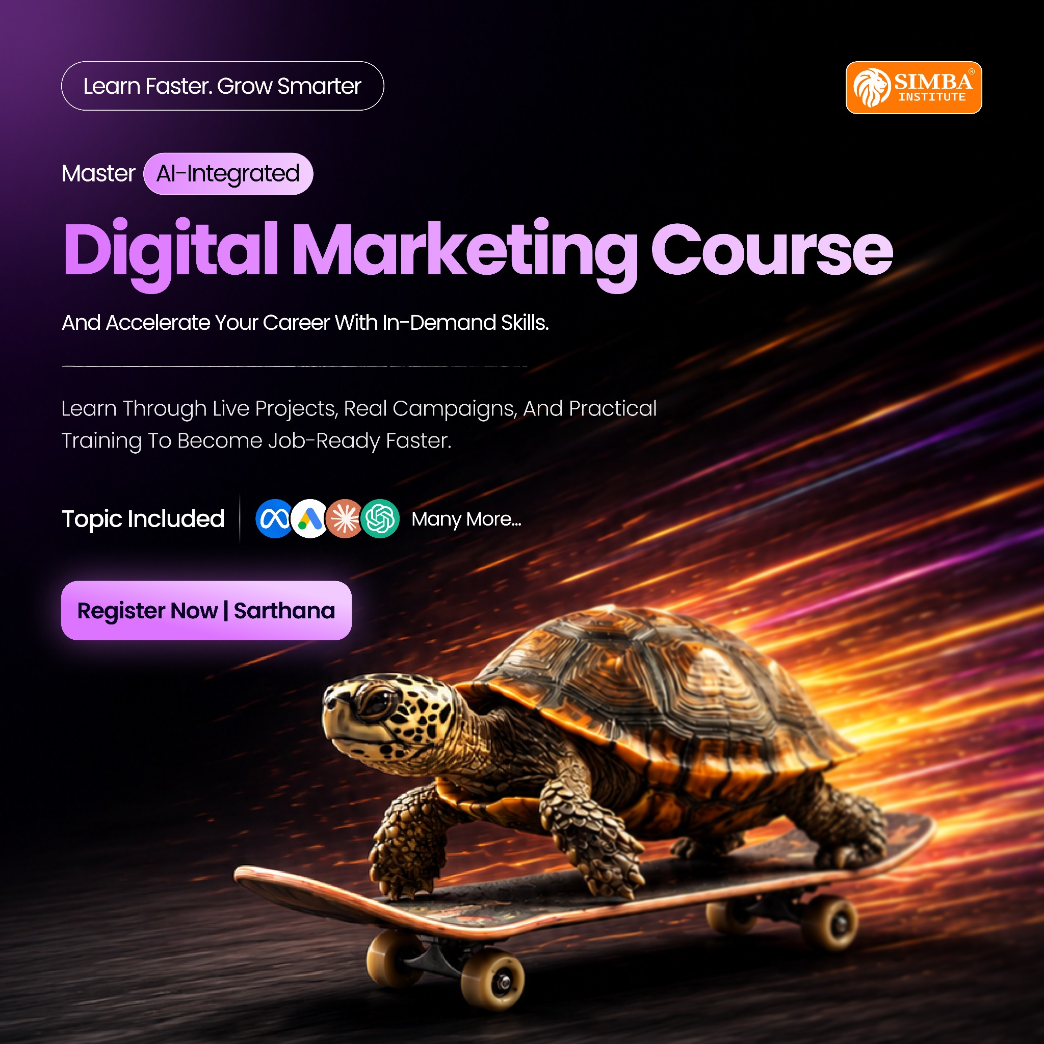 Simba Institute Facebook ad