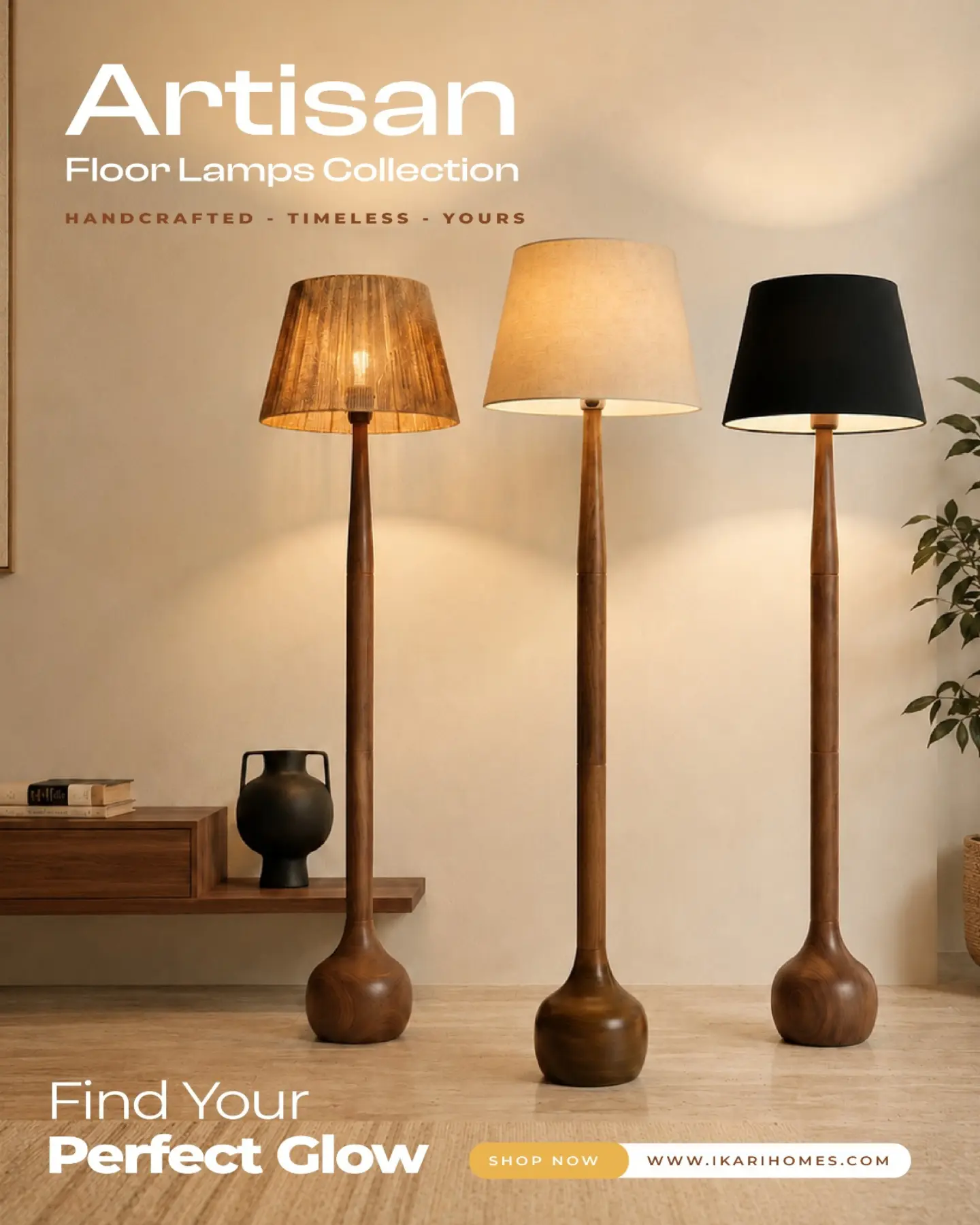 Ikari Homes Facebook ad: **Light up your corners with craftsmanship that speaks…