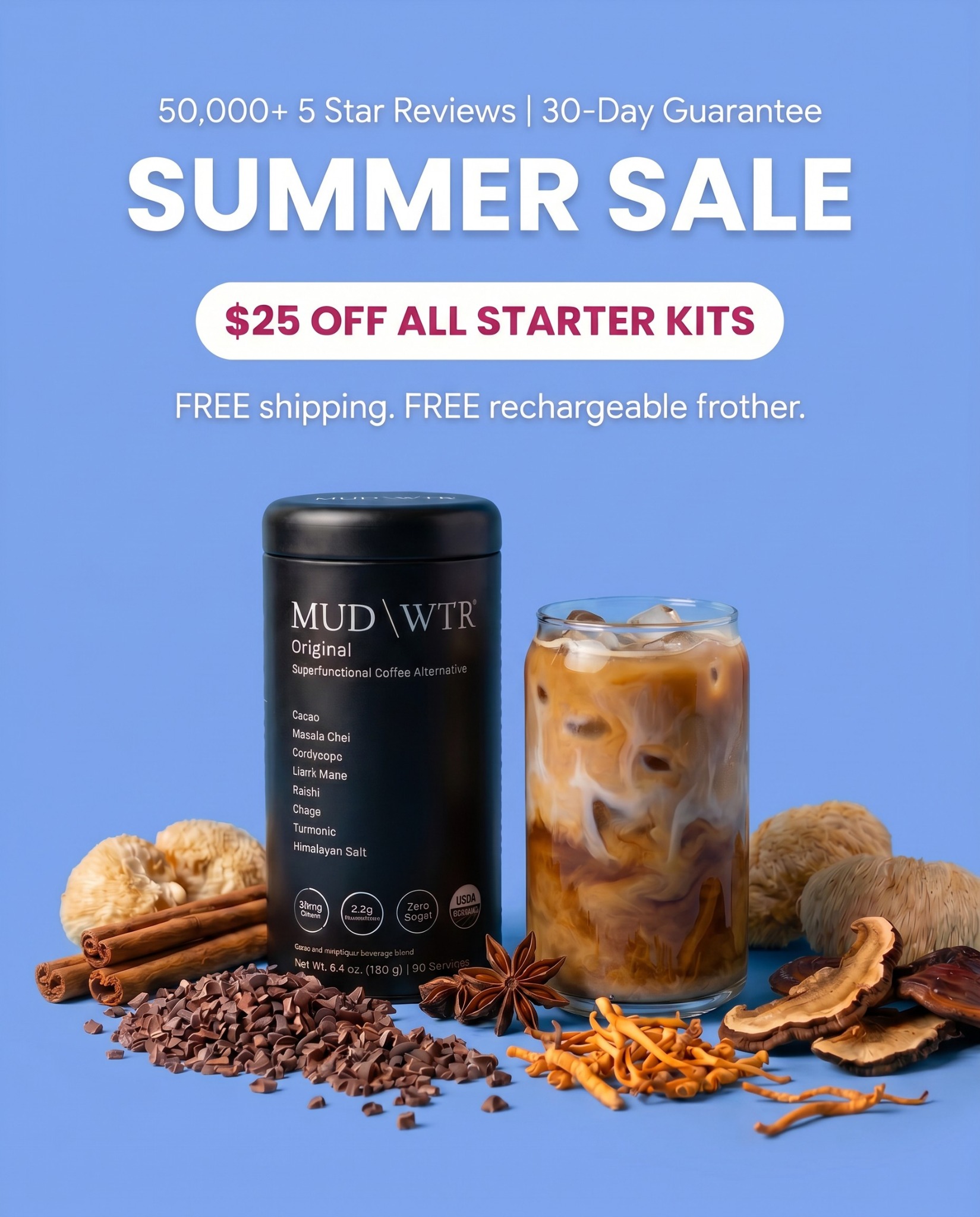 MUD\WTR Facebook ad
