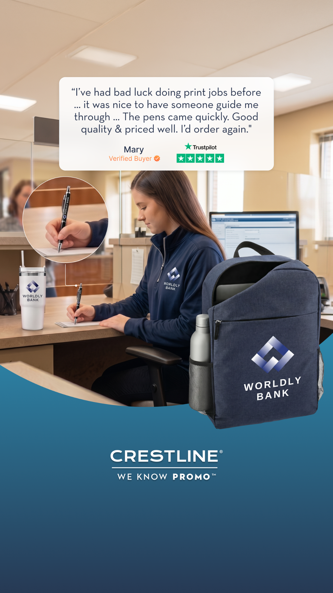Crestline Custom Promotional Products Facebook ad