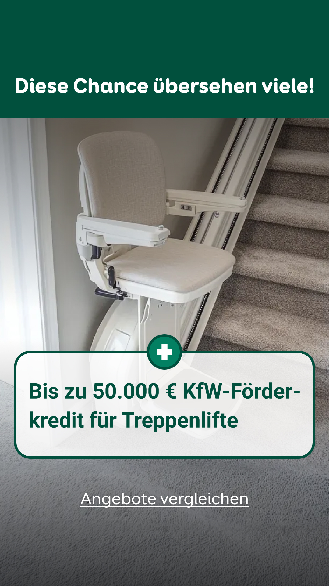 Aroundhome - Treppenlift Facebook ad