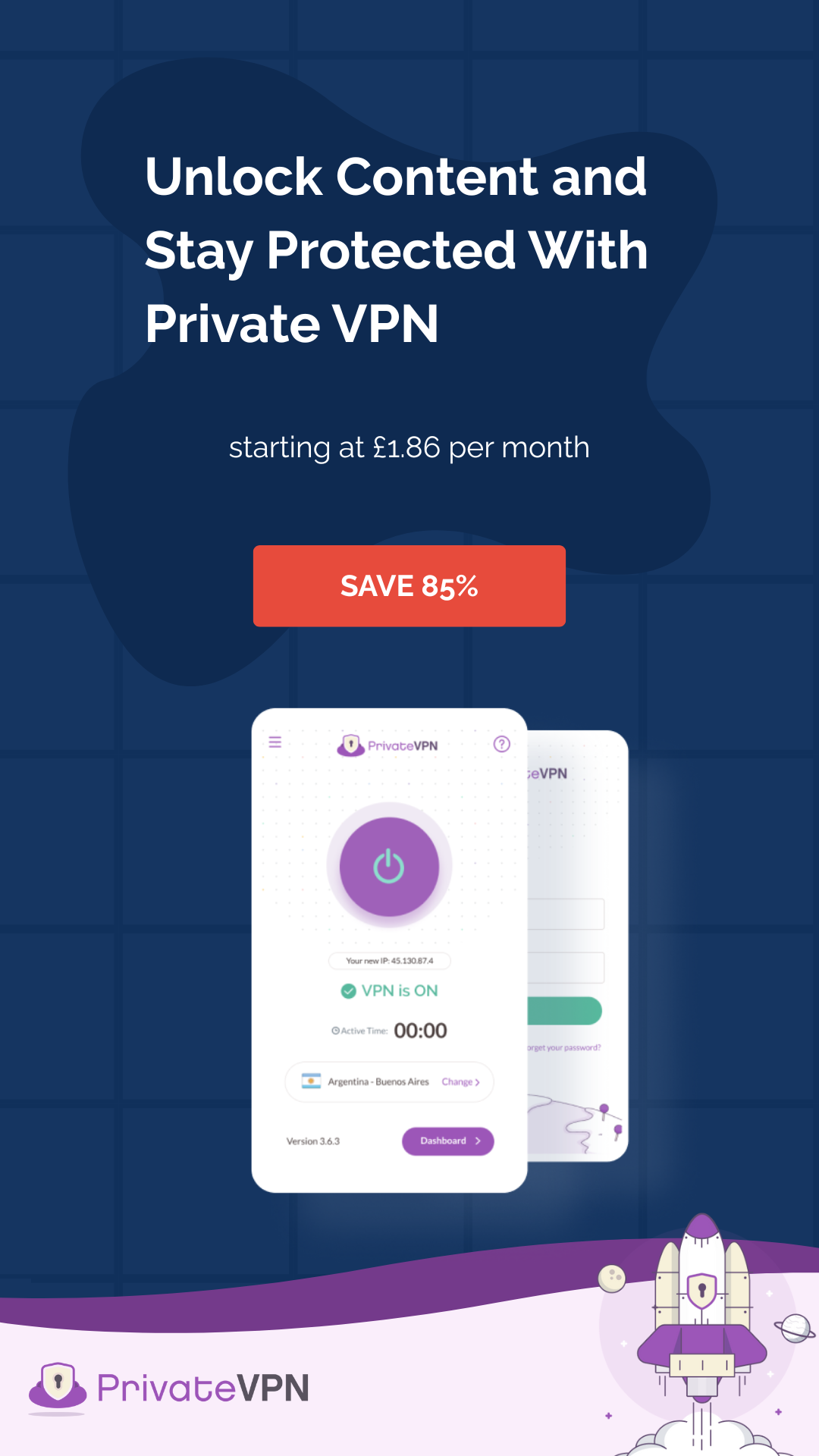 Privatevpn.com Facebook ad