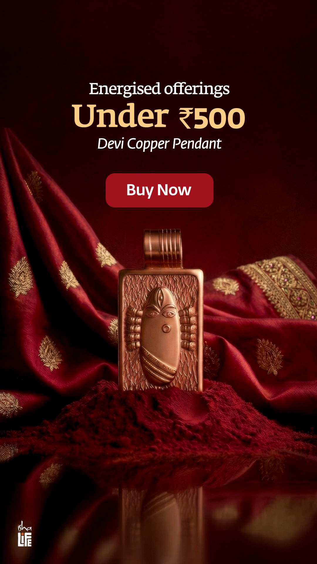 Isha Life Facebook ad