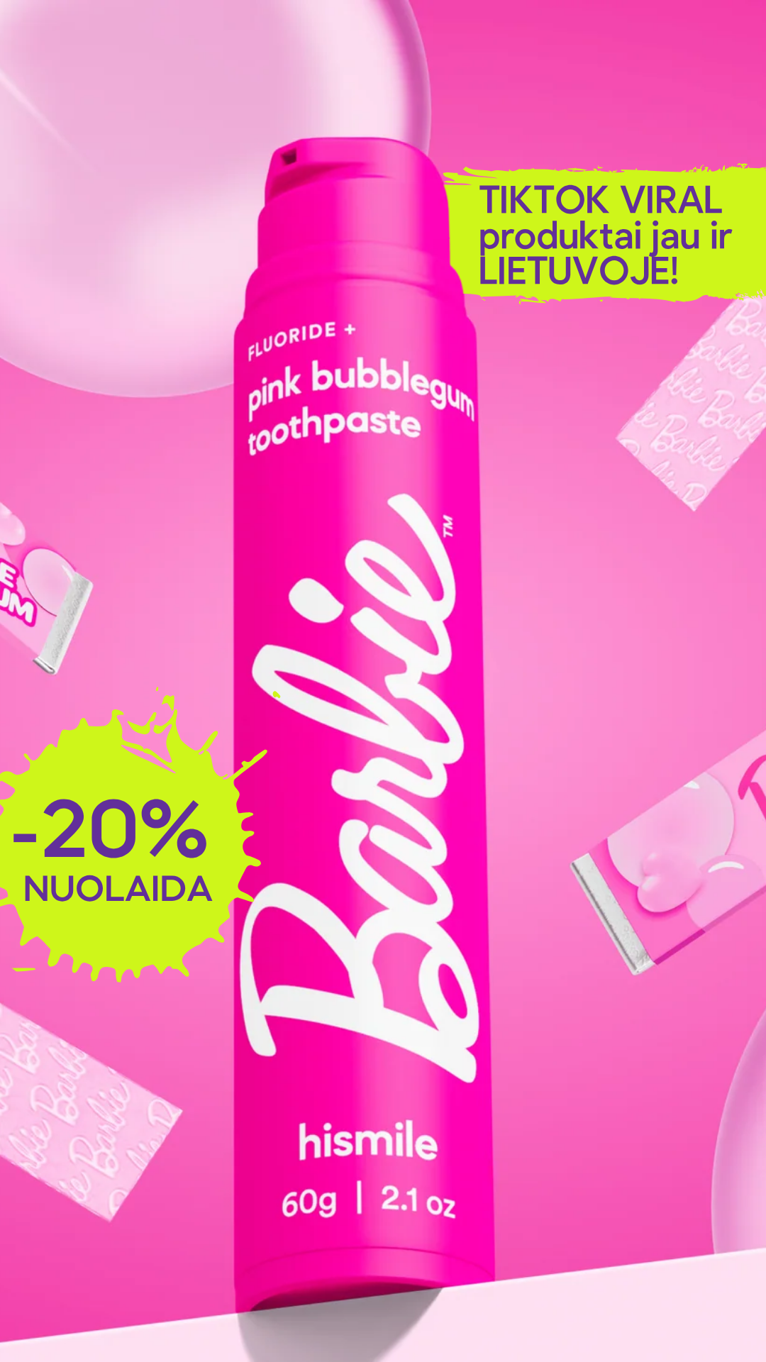 Hismile Baltics Facebook ad