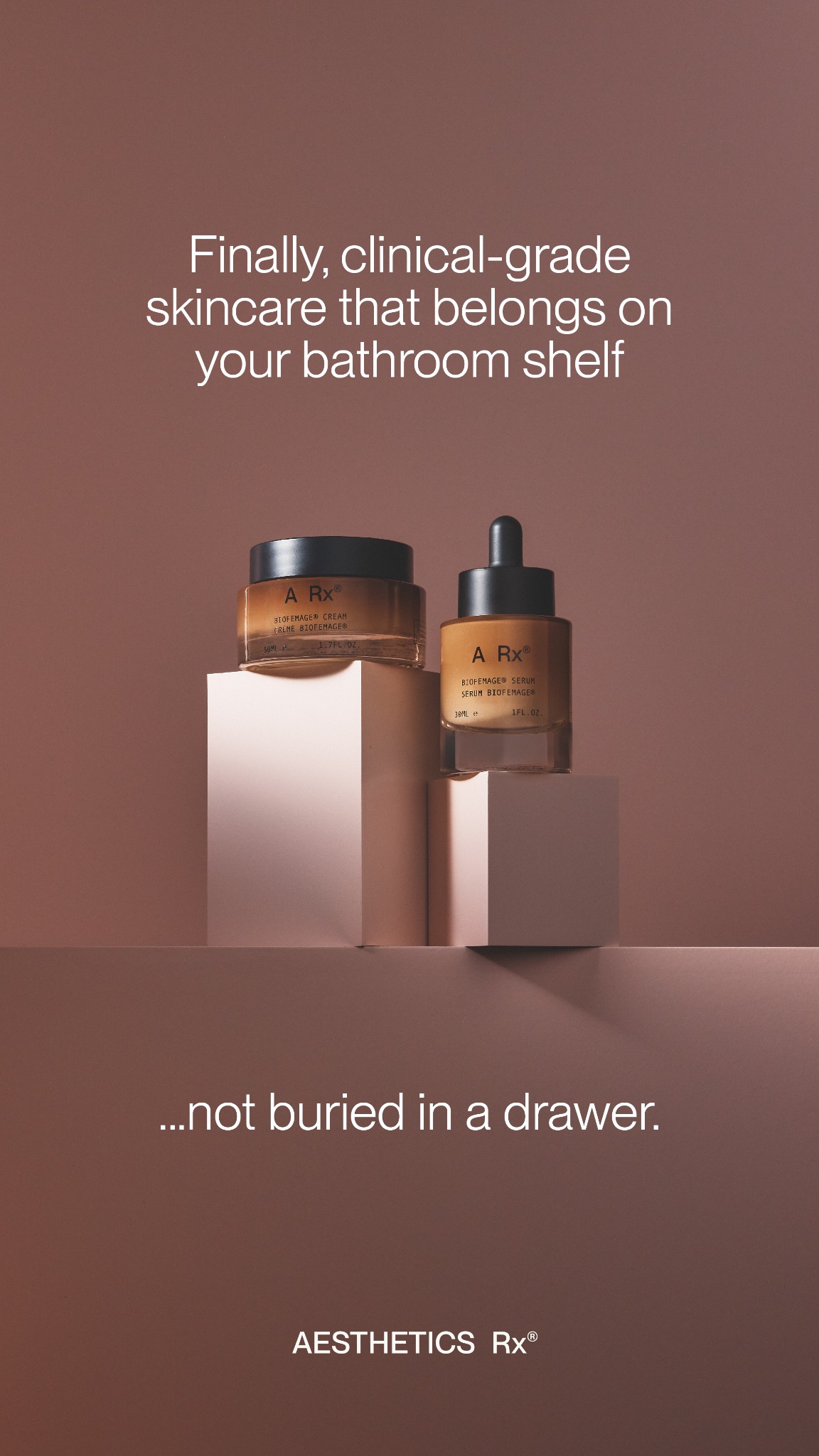 Aesthetics Rx Skincare Facebook ad
