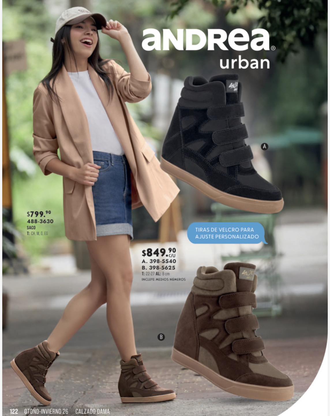 Calzado Andrea Guatemala Facebook ad: Colección Urban Andrea.