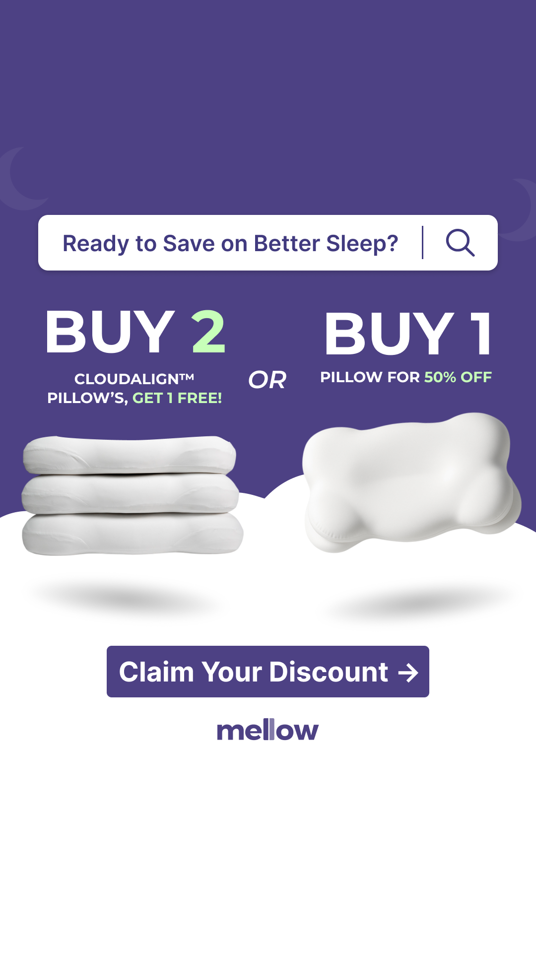 Mellow Sleep Facebook ad