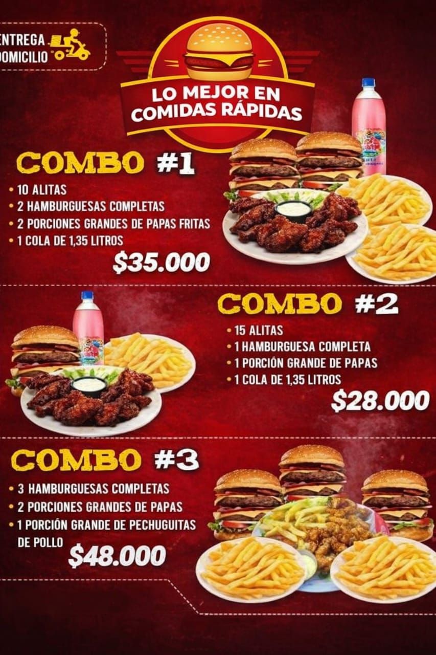Lo Mejor En Comidas Rápidas Facebook ad: El mejor combo para disfrutar en familia y…