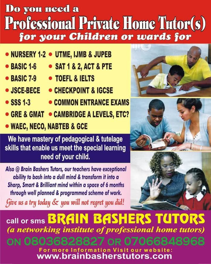BrainBashers Tutors Facebook ad: YOU CAN ACHIEVE ACADEMIC EXCELLENCE WITH A LITTLE…