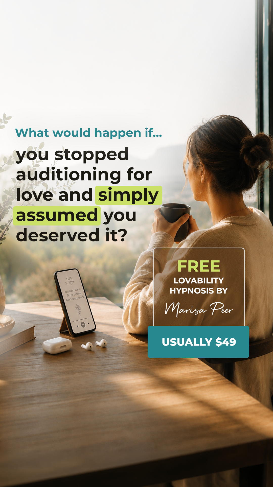Marisa Peer Facebook ad from Aug 15, 2026