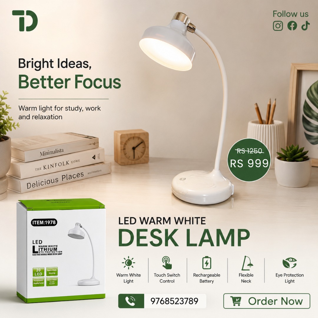 TechDint Store Facebook ad: LED Dual Mode Eye Lamp!