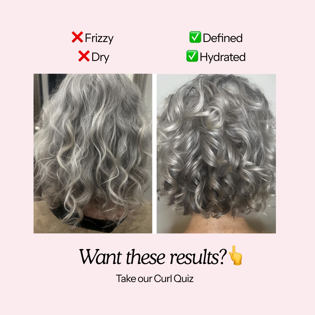 Only Curls Facebook ad: Take Our Curl Quiz