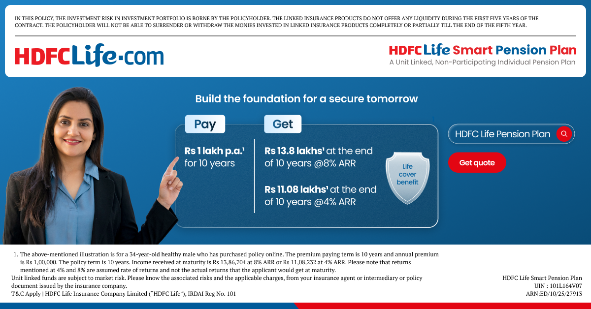 HDFC Life Facebook ad