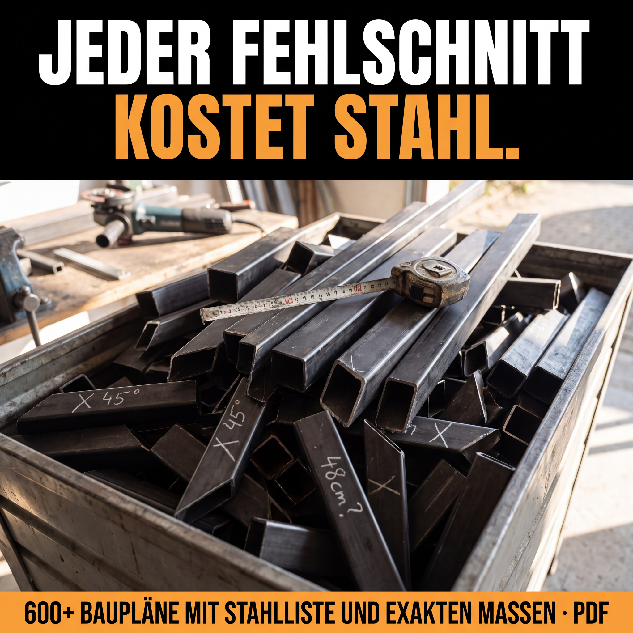 Master Crafts DIY Facebook ad: 600+ Metallbau Projekte
