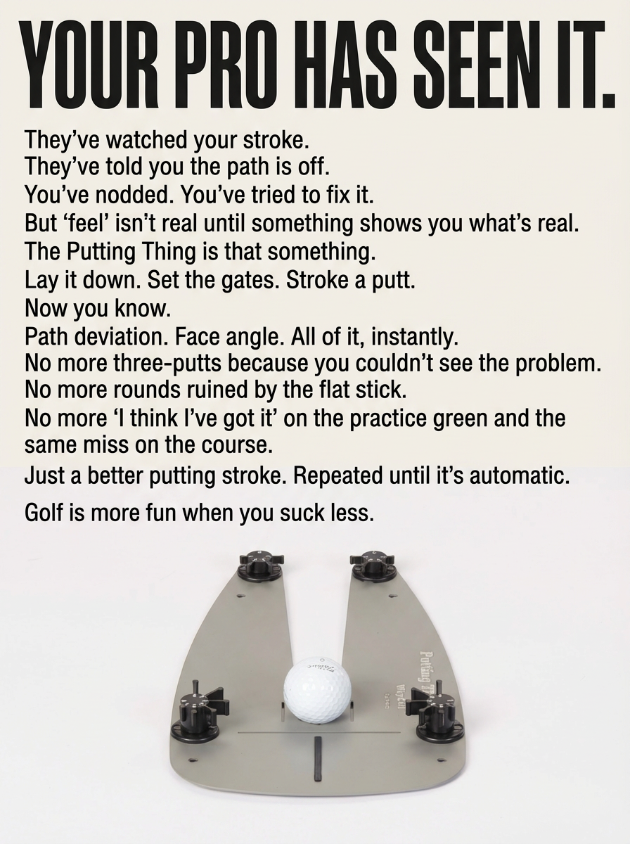 WhyGolf Facebook ad